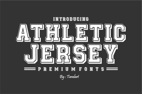 Athletic Jersey: The Bold Display Font for Marketing Impact