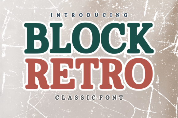 Block Retro: A Display Font for Scroll-Stopping Campaigns