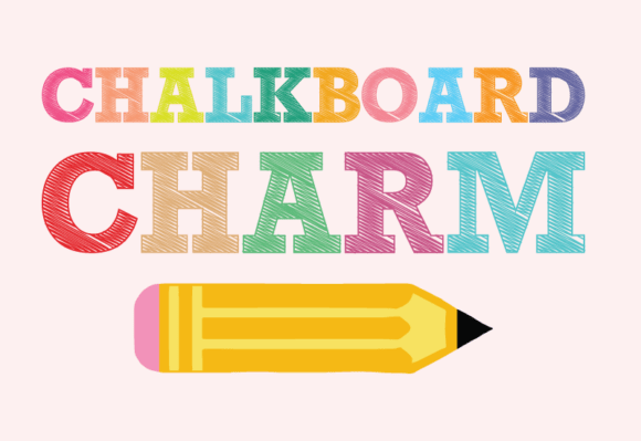 Chalkboardcharm Regular: A Display Font for Digital Design