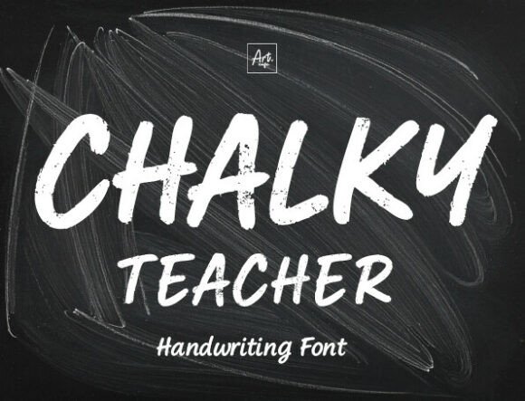 Chalky Teacher: A Display Font That Brings Campaigns to Life