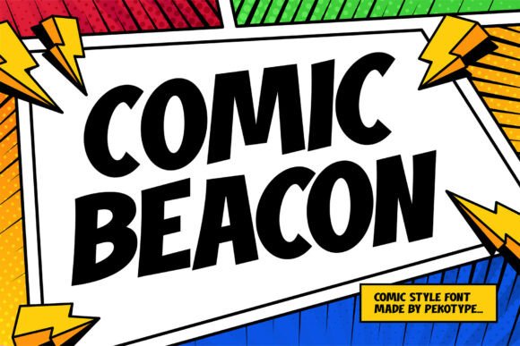 Comic Beacon: A Display Font Built for Bold Campaigns