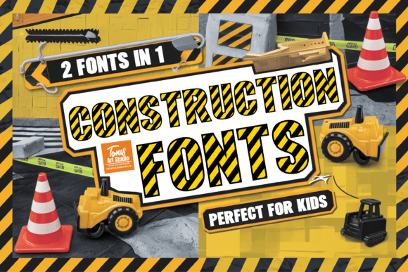 Construction Bundle: A Bold Display Font for Campaigns That Need to Stand Out