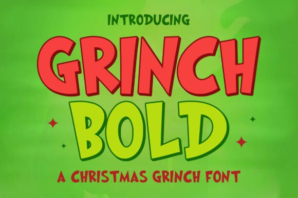 Grinch Bold: A Playful Typeface for Editorial Design