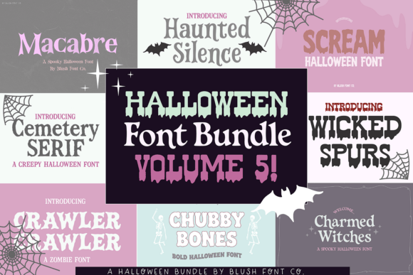 Halloween Bundle Volume 5: Fonts That Build Your Brand