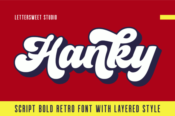 Hanky: A Bold Script Retro Font for Campaign Headlines