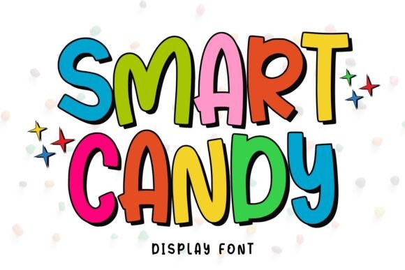 Smart Candy: A Playful Display Font for Bold Digital Branding