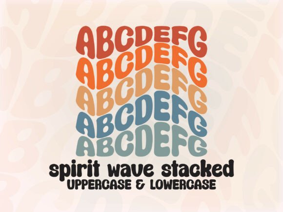 Spiritwavestacked Review: A Playful Wavy Bubble Font for Bold Branding