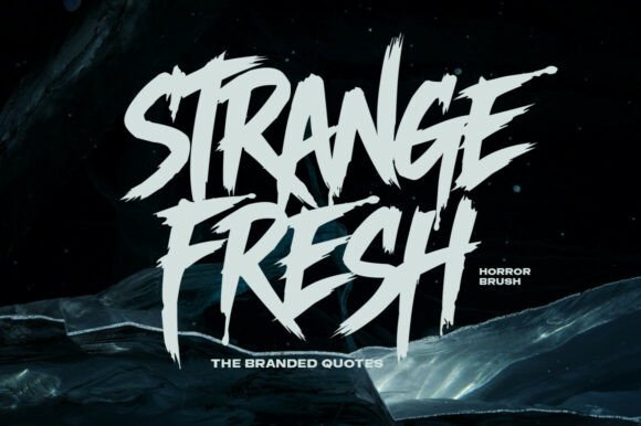 Strange Fresh: A Display Font for Bold Crafters