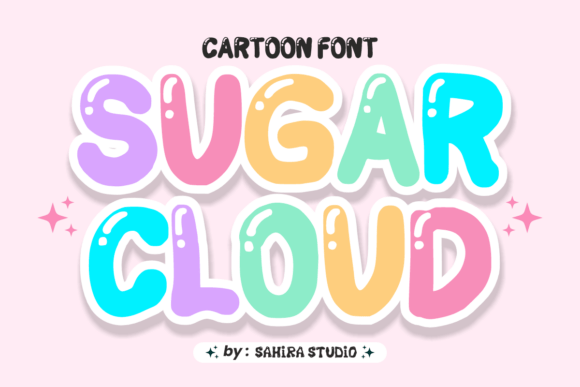 Sugar Cloud: A Joyful Display Font for Editorial Design