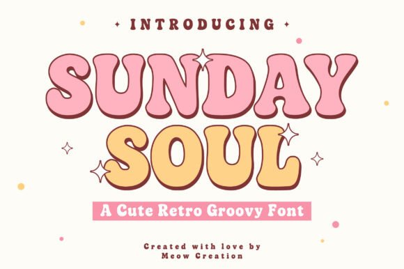 Sunday Soul: A Retro Display Font for Modern Web Design