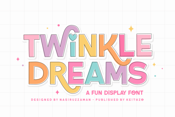Twinkle Dreams Font Review: A Playful Display Typeface for Holiday and Children’s Branding