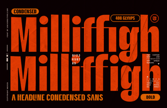 Ut Milliffigh: A Display Font Built for Digital Impact